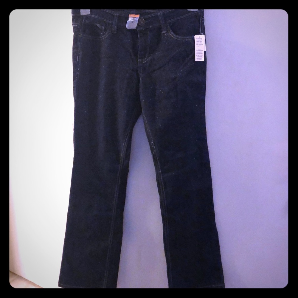 Girls Denim SPARKLE Jeans with adjustable waist NWT